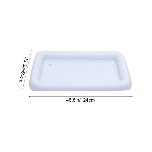 LEORX 3Pcs White Inflatable Floating Salad Fruit Serving Bar for Pool Use