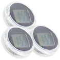 thumbnail image 1 of LEORX 3Pcs Mini Motorcycle Clocks Black ABS Plastic for Motorcycle Accessories 1.2in, 1 of 7