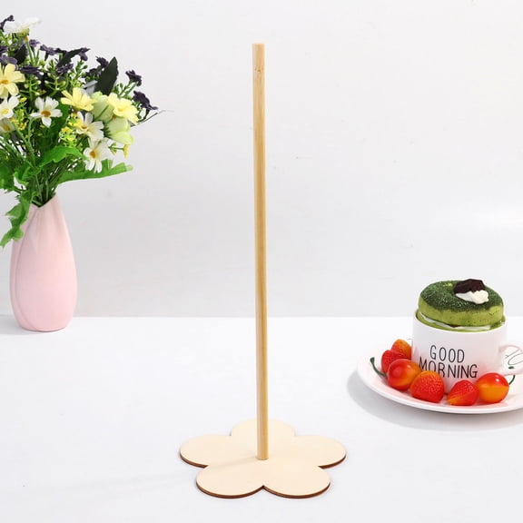 LEORX 3Pcs Sweet Display Stand for Donuts Wood Display Holder for Bridal and Baby Showers