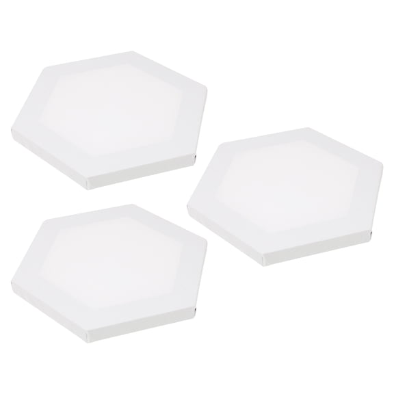 LEORX Oil Painting Canvas Panels White Cotton 3Pcs for Art Drawing Students