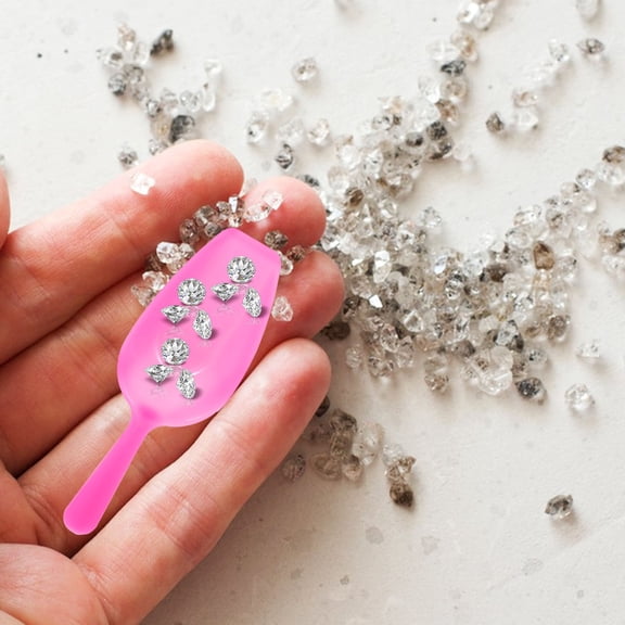 LEORX 3pcs Plastic Scoops for Candy Buffet Ice Cream Coffee Tea Jar Beads Jewelry Making Diy Projects