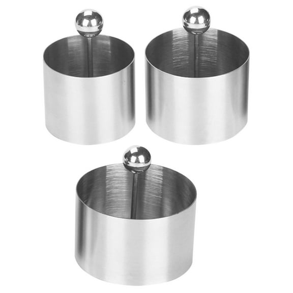 LEORX 1Set Stainless Steel Round Cold Dish Mold for Home Kitchen Utensil