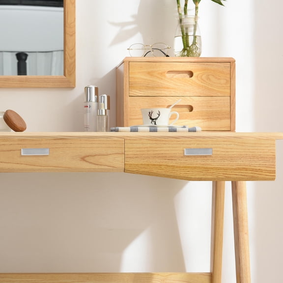 LEORX 3pcs Stainless Steel T Bar Handles Black For Kitchen Dresser