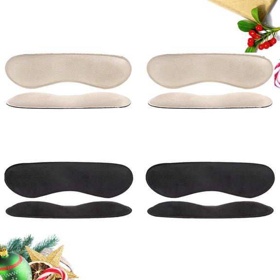 LEORX 4 Pairs Sponge Heel Stickers for Daily Use Anti-Friction Heel Pads for Girls