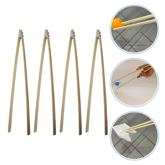LEORX 4 Pcs Object Pickers Garbage Clamp Grabber Reacher Trash Picker Collector Log 46x11cm