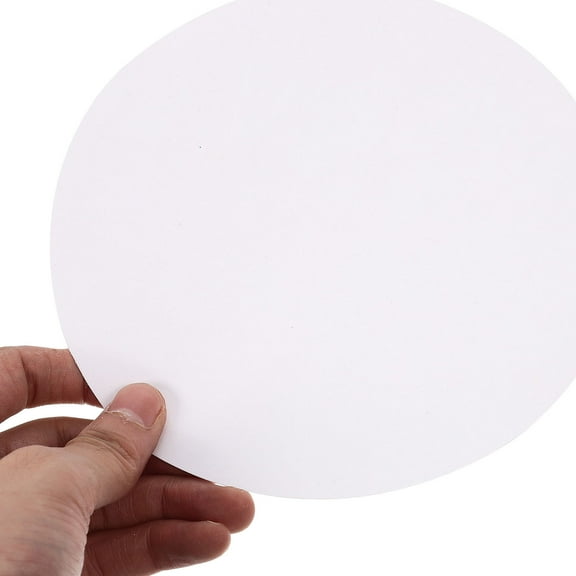 LEORX 40 Sheets Decorative Craft White Wood Pulp for Art Class and Diy Projects