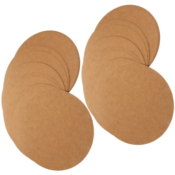 LEORX DIY Craft Blank Round Drawing Paper 40 Sheets