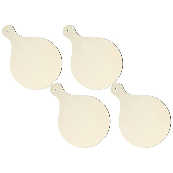 LEORX Boards for Crafts Craft Cutting Board Wood Beige 4Pcs