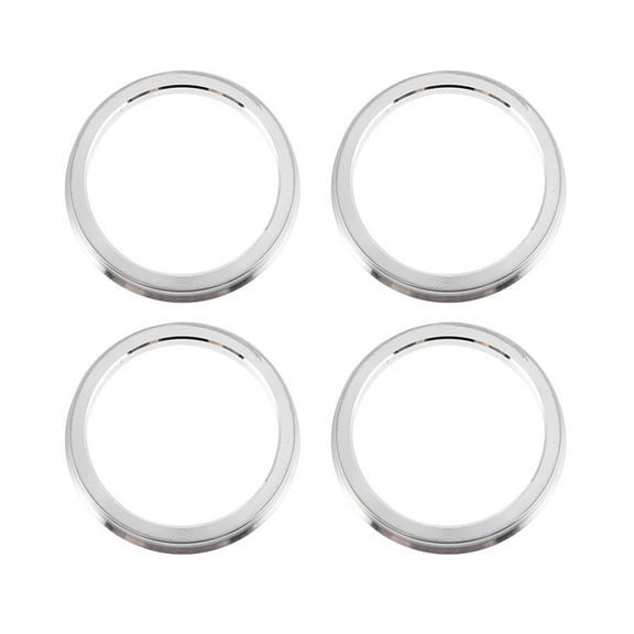LEORX 4Pcs Circular Metal Hub Centric Rings Car Wheel Hub Ring Adapter for Extreme Driving Conditions 7.00x7.00in