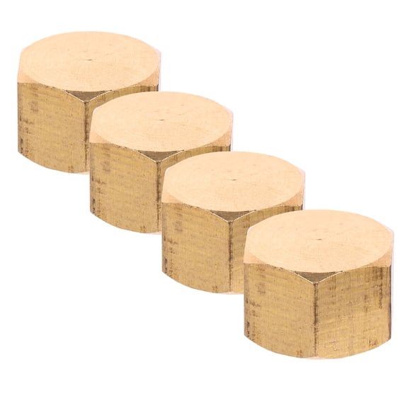 LEORX 4Pcs Compression Cap Fittings Copper for Internal Threaded Design in Plumbing
