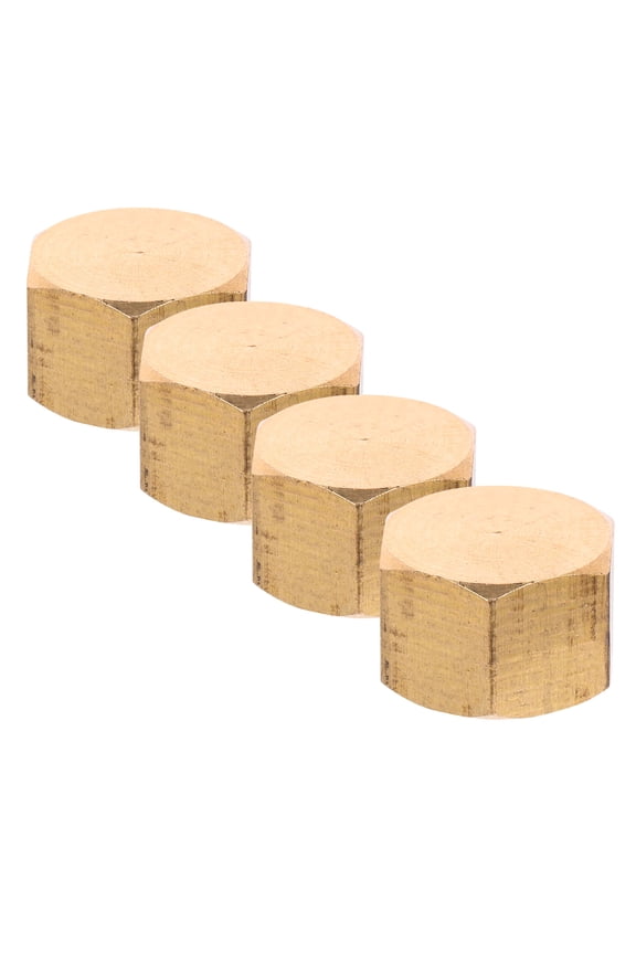4Pcs Compression Cap Fittings Copper for Internal Threaded Design in Plumbing