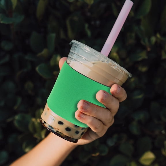 LEORX 4Pcs Cup Bands Heat Insulation Neoprene for Adults and Daily Use