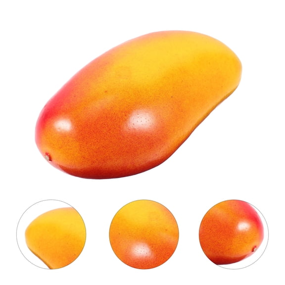 LEORX 4Pcs Decorative Mango Prop Fake Mango Decor Multi Restaurant Display Friends
