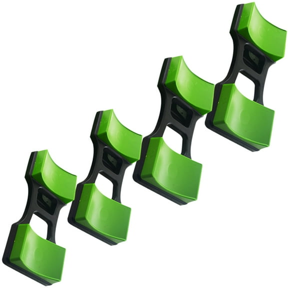 LEORX Household Dumbbell Rack Dumbbell Support Plastic 4Pcs Green Home Use