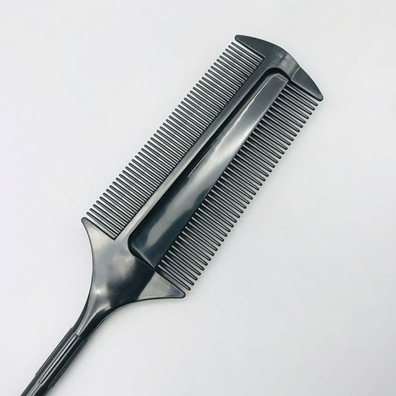 LEORX 4Pcs Hair Color Brushes for Women and Men Styling Tool with Dual-sided Design for Slicking Back