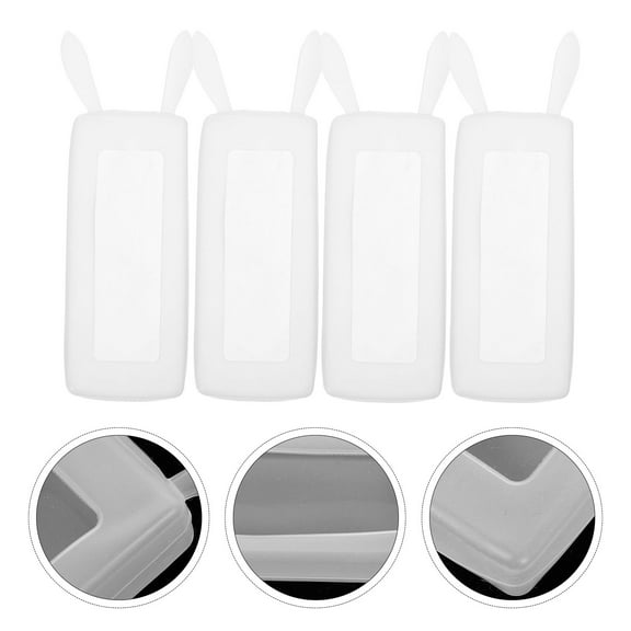 LEORX 4Pcs Remote Control Protector with Button Display for General Users