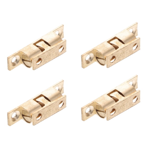LEORX 4Pcs Round Standard Design Closet Ball Catch Door Hardware 1.6X0.4X0.3In