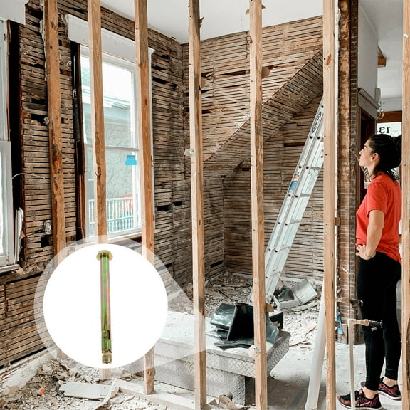 LEORX 4Pcs Wall Concrete Brick Anchor Carbon Steel 5.89X0.86X0.86in for Bridge Construction