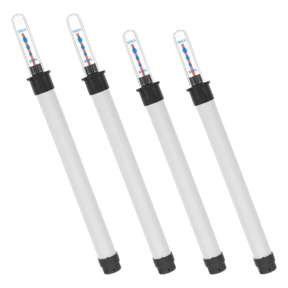 LEORX Soil Moisture Probe Water Gauge Transparent PP 4Pcs