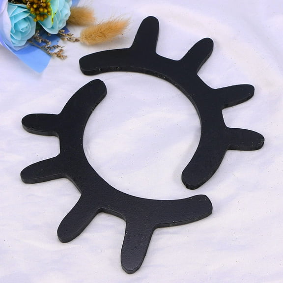 LEORX 4Set Eyelash Wall Decorations Glitter Golden Kids Room Wall Decals for Baby Shower