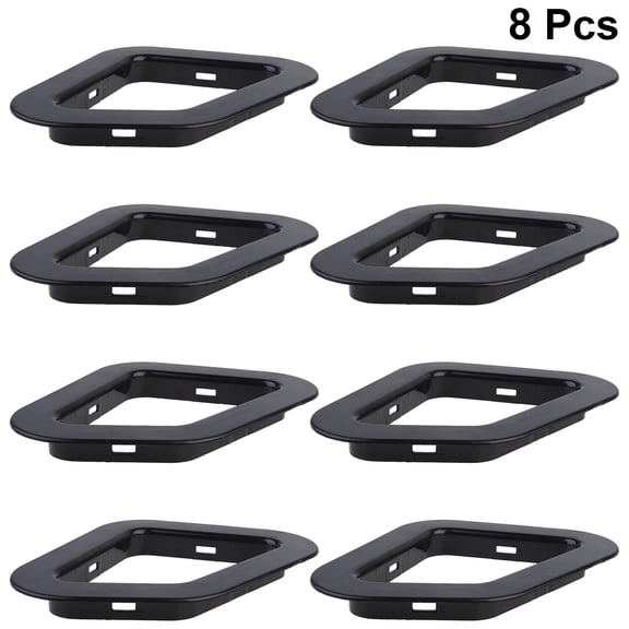 LEORX 4Set Office Chair Accessories Plastic Buckles 12x12x0.8in for Game Seat Chair Replacement Parts