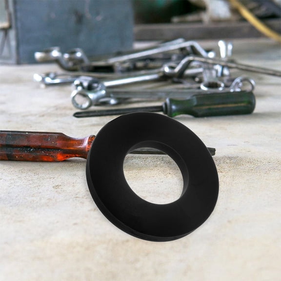 LEORX 4Set Rubber Shock Absorbers Ring Black for Car Owners Driving Vibration Reduction