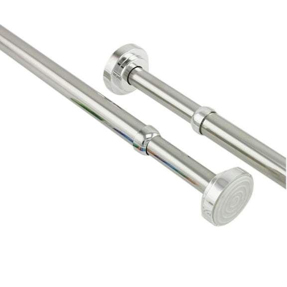 LEORX Retractable Support Rod Silver Stainless Steel 1Pcs Adjustable Length