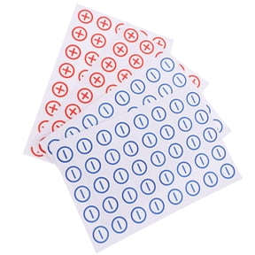LEORX Warning Labels Diy Enthusiasts 4 Sheets 0.8x0.8x0.04in