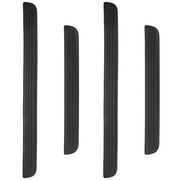 LEORX 4pcs Car Accessories Door Sill Protector Black PVC for Vehicle Maintenance Anti Slip