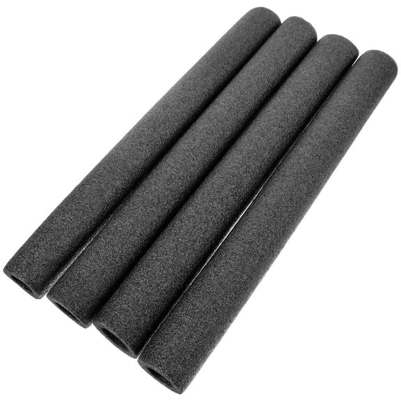 LEORX 4pcs Insulation Black PE Foam Insulation Tube Pipe Maintenance Plumbers Winter Weather