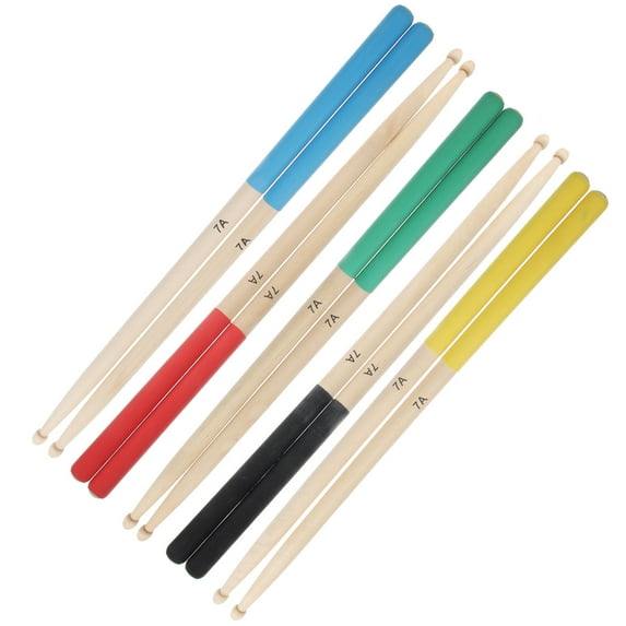 LEORX 5 Pairs Drum Mallets Sticks Toddler Kids Drums Child