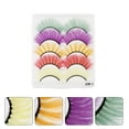 thumbnail image 1 of LEORX Eyelashes Assorted Color 5 Pairs Simulated, 1 of 8