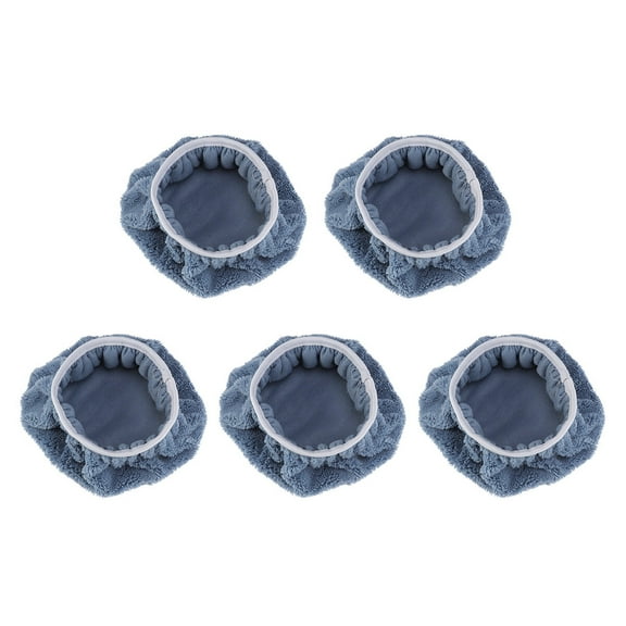 LEORX 5 Pcs Buffing Bonnet Coral Fleece for Car Owners Car Maintenance