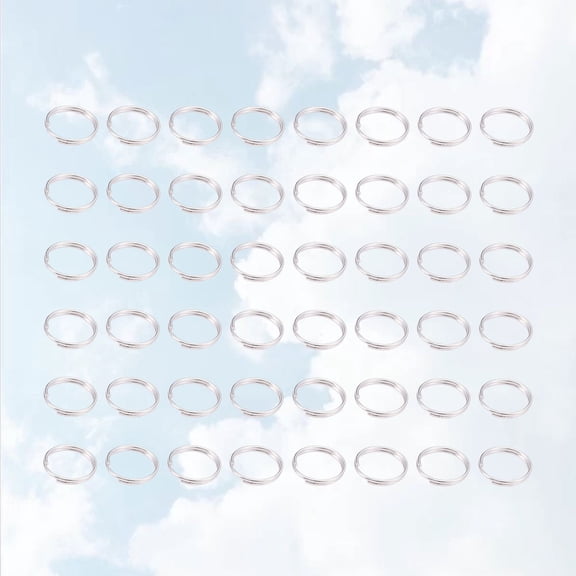 LEORX Small Metal Rings Open Rings Iron 500Pcs for Earrings