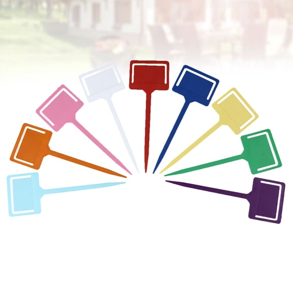 LEORX 50Pack Tree Tags Plants Label Assorted Color Lightfast for Garden Decorations