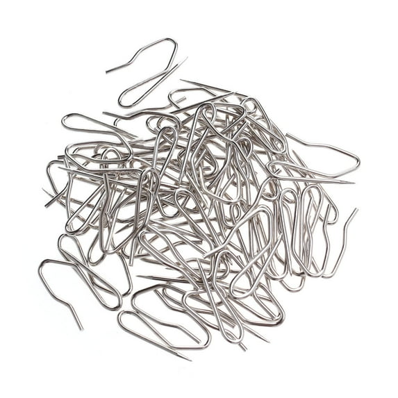 LEORX Drapery Hooks Stainless Steel Heavy Duty Hooks for Kitchen 50PC