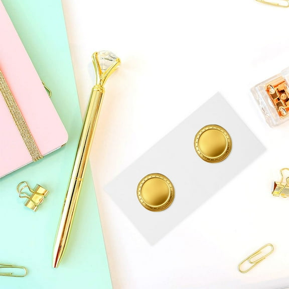 LEORX 50Pcs Coin Collection Supplies White Cardboard Coin Holders for Personal Collectors