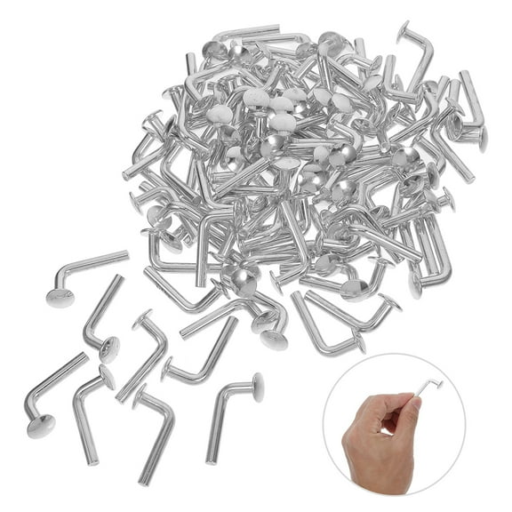 LEORX 50Pcs Pallet Rack Drop Pin for Wire Fencing and Warehouse Storage Galvanized Iron