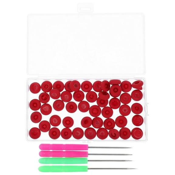 LEORX Assorted Seal Caps Glue Mouth Covers Assorted Color 54Pcs