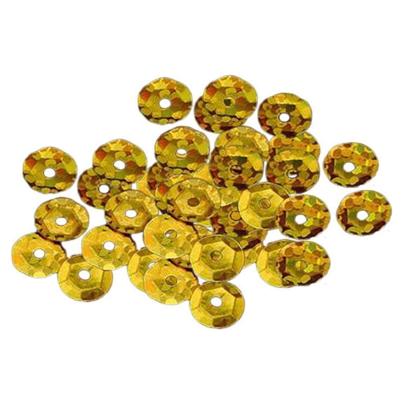 LEORX 54Set Round Sequin Confetti Gold For Jewellery Party Supplies Artists