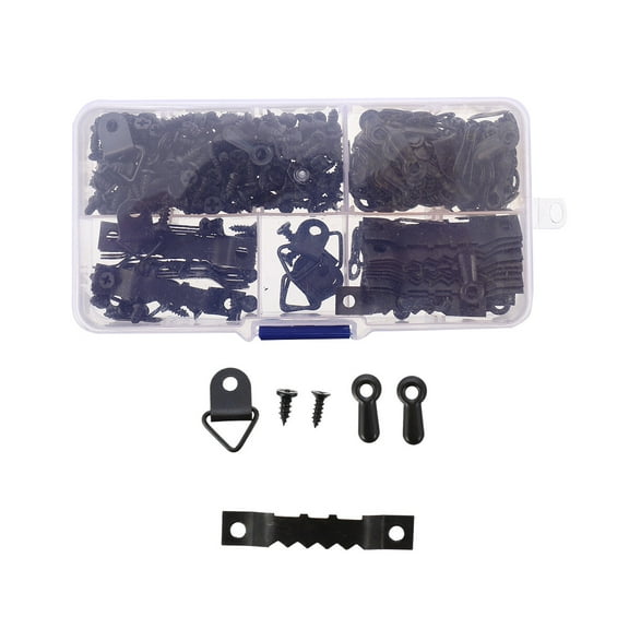 LEORX 550 Pcs Photo Frame Hardware Accessories Iron Heavy Duty for Exhibition