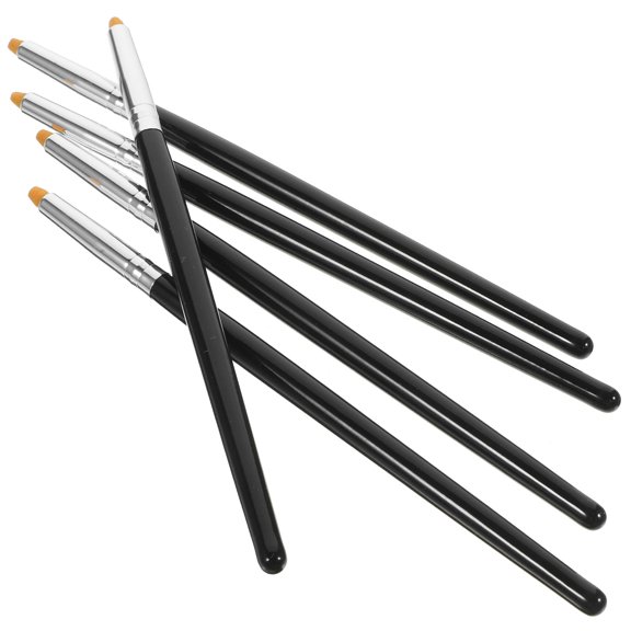 LEORX 5Pack Eye Makeup Brushes Laminating Brush Grip For Lashes Applicator Tool Women