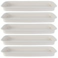 thumbnail image 1 of LEORX 5Pack Serving Tray for Planter Rectangular Beige Plastic Water Collection Kitchen, 1 of 8