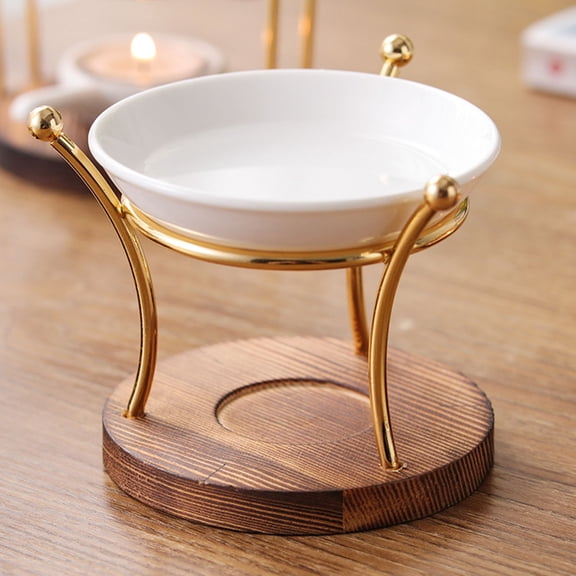 LEORX 5Pack Wax Melt Burner Iron Tea Light Candle Holder for Yoga Room Home Users