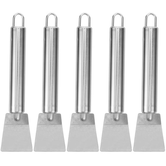 LEORX 5Pcs Ice Shovel for Freezer Defroster with Ergonomic Design and Silver Color