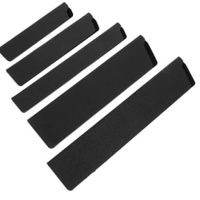 LEORX 5Pcs Knife for Outdoor Enthusiasts Black Abs Flocking Stainless Cover