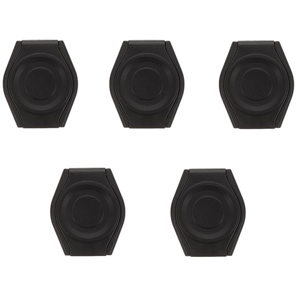 LEORX 5Pcs Practical Black Webcam Protective Caps Camera Covers for Privacy on Laptops