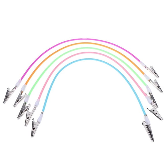 LEORX 5Set Napkin Clips Holder Convert Napkin to Bib Assorted Color for Men