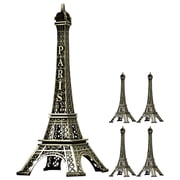 LEORX 5Set Unique Eiffel Tower Decor Dark Brown for Home and Office Decor