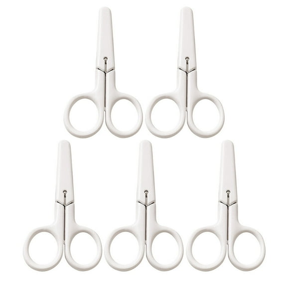 LEORX 5pcs Scissors For Multi Function Paper Scissors For Diy Crafts With Edges For Scrapbooking And Artwork